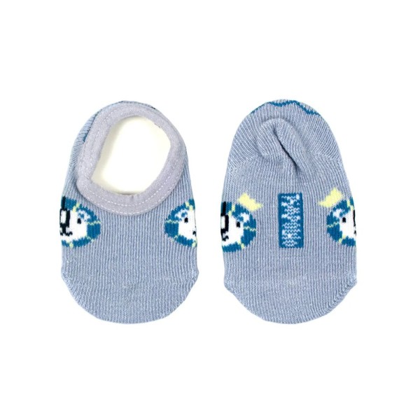 Encontraproduto.com.br - Meia Sapatilha Azul Leão De 00 A 15 Pimpolho