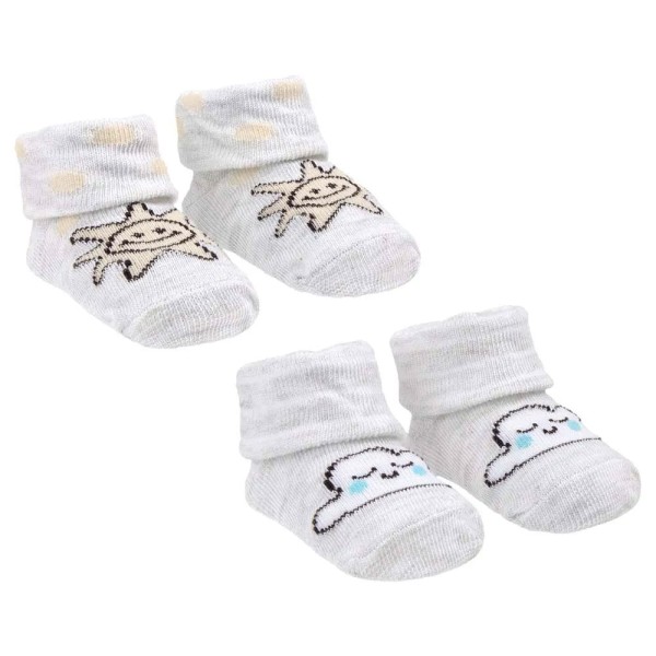 Kit De Meias Com 2 Pares RN Cinza Unissex Pimpolho