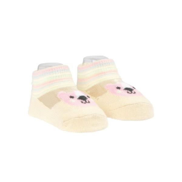 Encontraproduto.com.br - Kit Com 2 Pares De Meias Transparente Femininas Recém Nascida Pimpolho