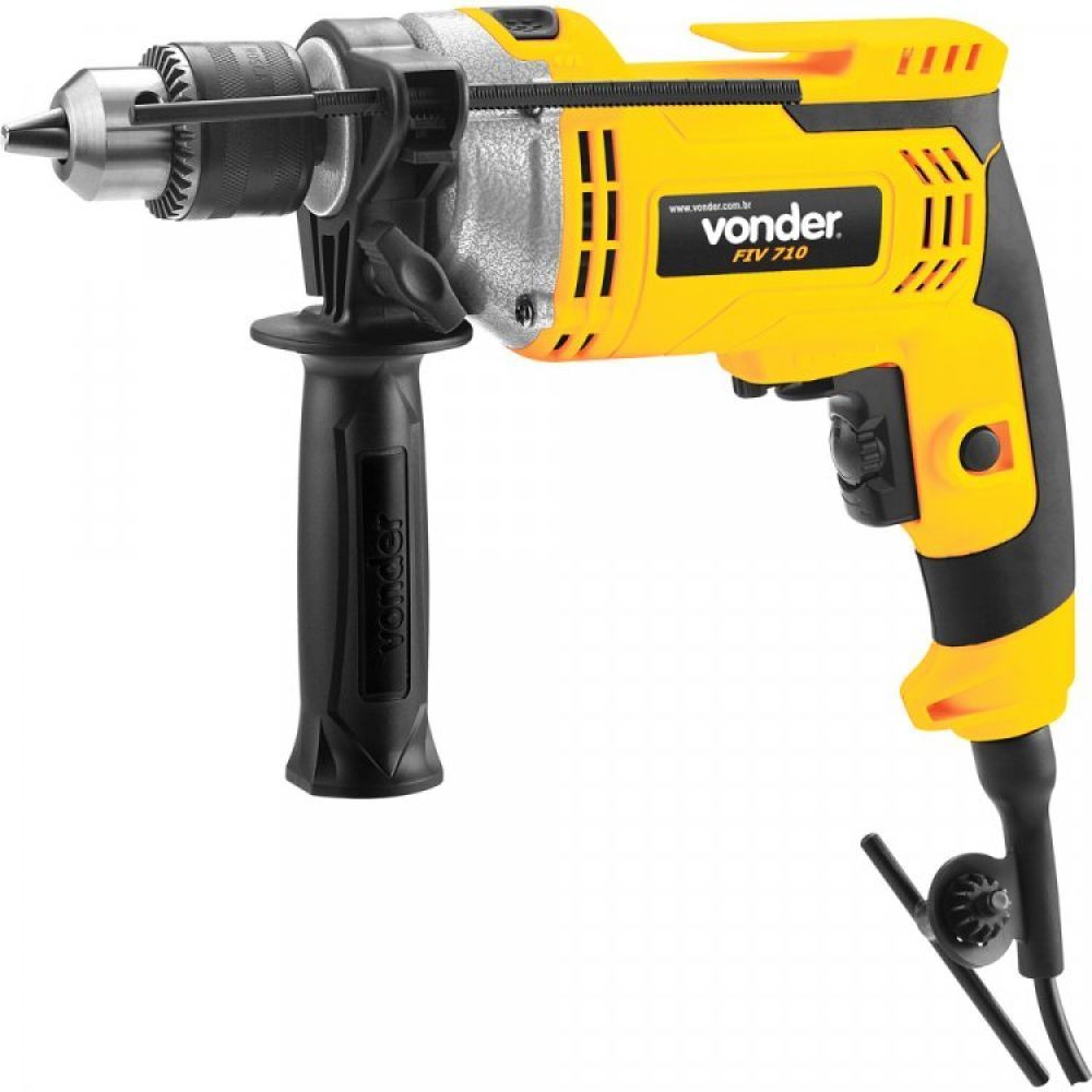 Encontraproduto.com.br - Kit Ferramentas Espresso Móveis Com Furadeira De Impacto 220v E Broca De Aço Rápido 24mm 388879 Amarelo