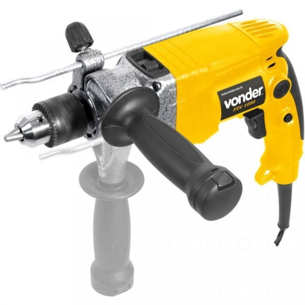 Encontraproduto.com.br - Kit Ferramentas Espresso Móveis Com Furadeira De Impacto 127v E Broca Extralonga Para Concreto 130mm - 1/2