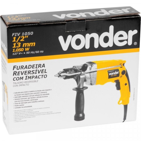 Encontraproduto.com.br - Kit Ferramentas Espresso Móveis Com Furadeira De Impacto 127v E Broca Extralonga Para Concreto 130mm - 1/2