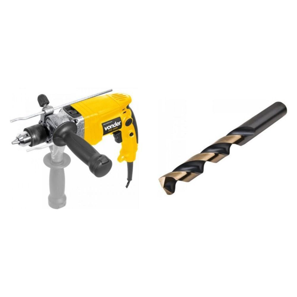 Encontraproduto.com.br - Kit Ferramentas Espresso Móveis Com Furadeira Impacto Reversível 1/2