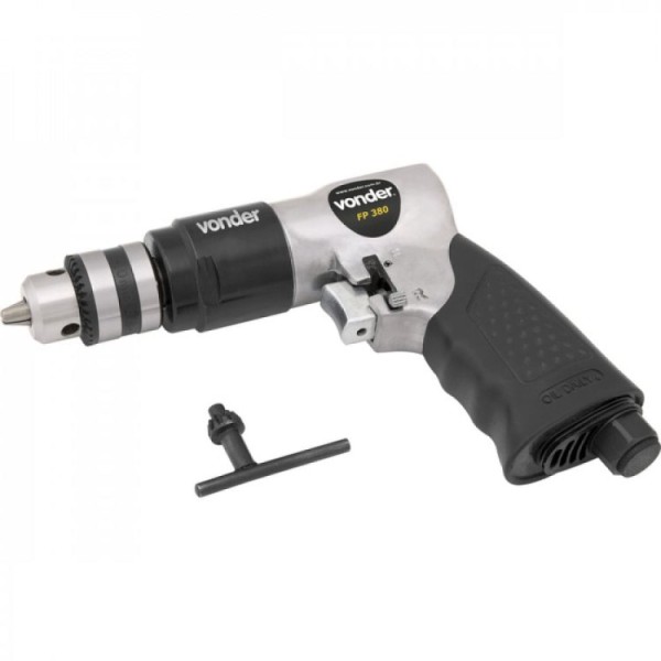 Encontraproduto.com.br - Kit Ferramentas Espresso Móveis Com Furadeira Pneumática E Broca De Aço Rápido 65mm 394168 Preto