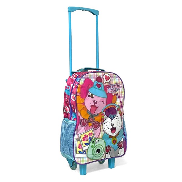 Encontraproduto.com.br - Kit Mochila De Rodinha, Lancheira E Estojo Lovely Friends Sortida Winth