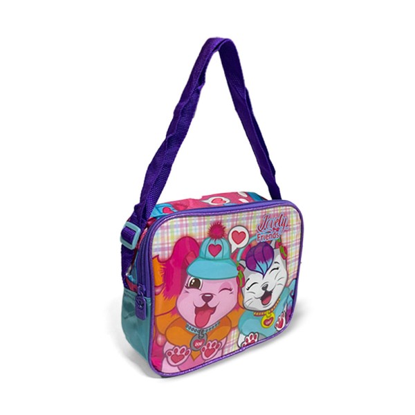 Encontraproduto.com.br - Kit Mochila De Rodinha, Lancheira E Estojo Lovely Friends Sortida Winth