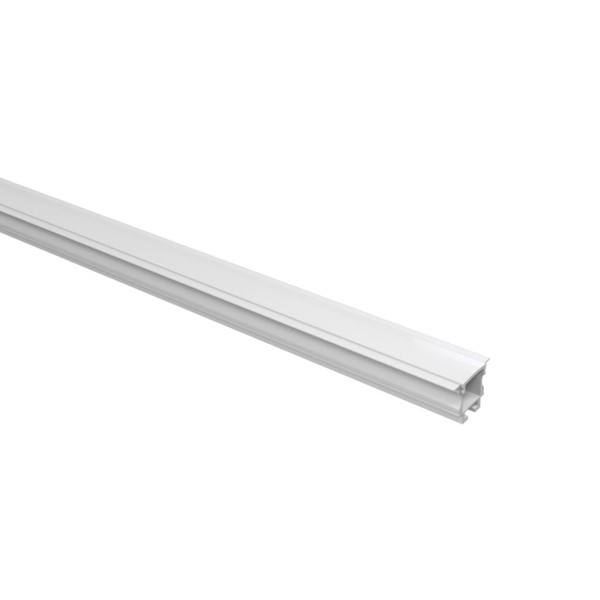 Encontraproduto.com.br - Perfil de embutir para Fita LED 1,2cm X 1m branco Luminatti