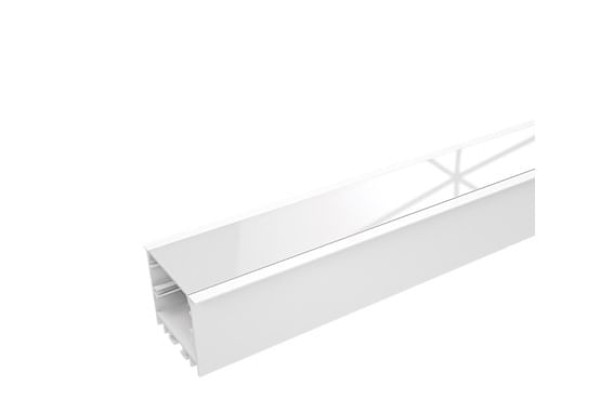 Encontraproduto.com.br - perfil embutir p/fita de led 33x25,8x46,6mm luminatti