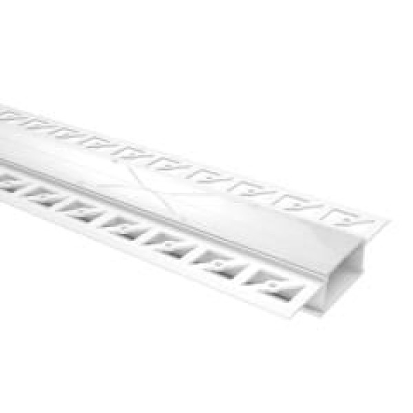 Encontraproduto.com.br - Perfil de embutir no frame para Fita LED 2cmX 1m branco Luminatti