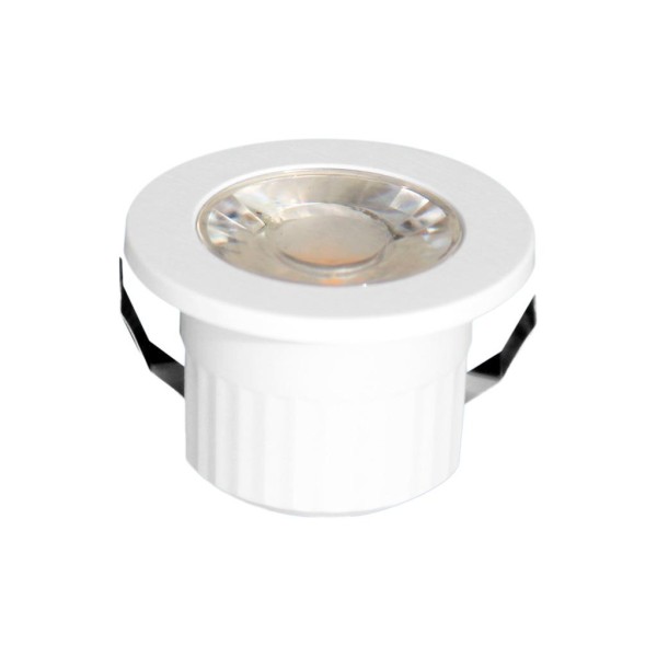 Encontraproduto.com.br - Spot de Embutir 3w Mini Redondo Branco Luz Branca 127/220V LM1234 Luminatti