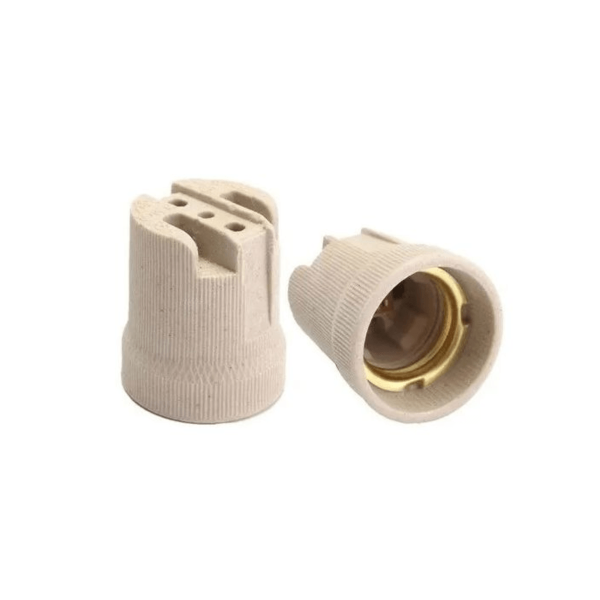 Encontraproduto.com.br - Soquete De Porcelana E-27 4A 250V Com Terminação LM1263 Luminatti