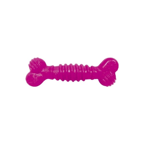 Encontraproduto.com.br - Osso Superbone Borracha N3 - G - Rosa - Furacão Pet