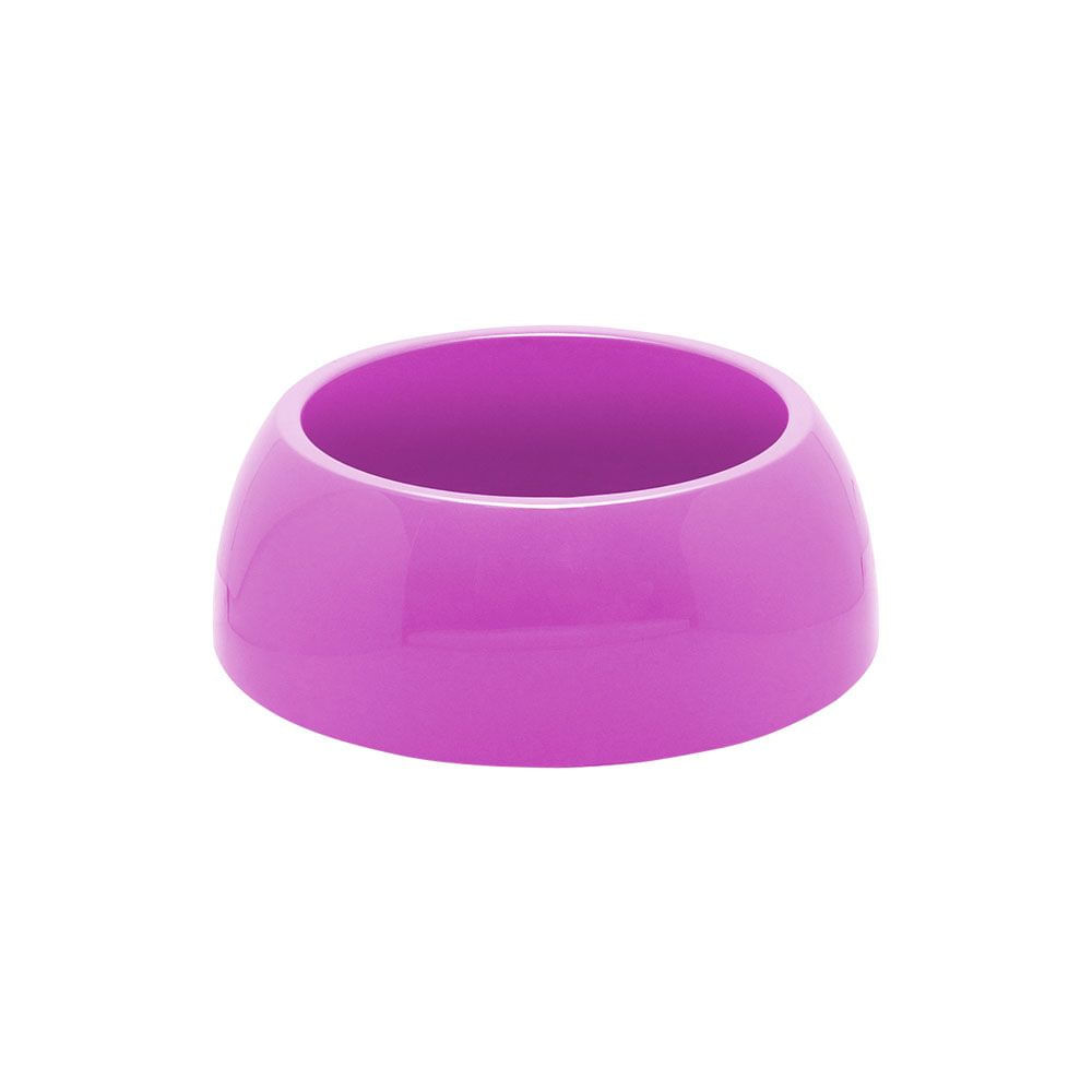 Comedouro Plástico Elegance Furacão Pet N1 300ml Rosa
