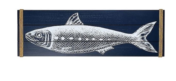 QUADRO AZUL PEIXE XI-54 A