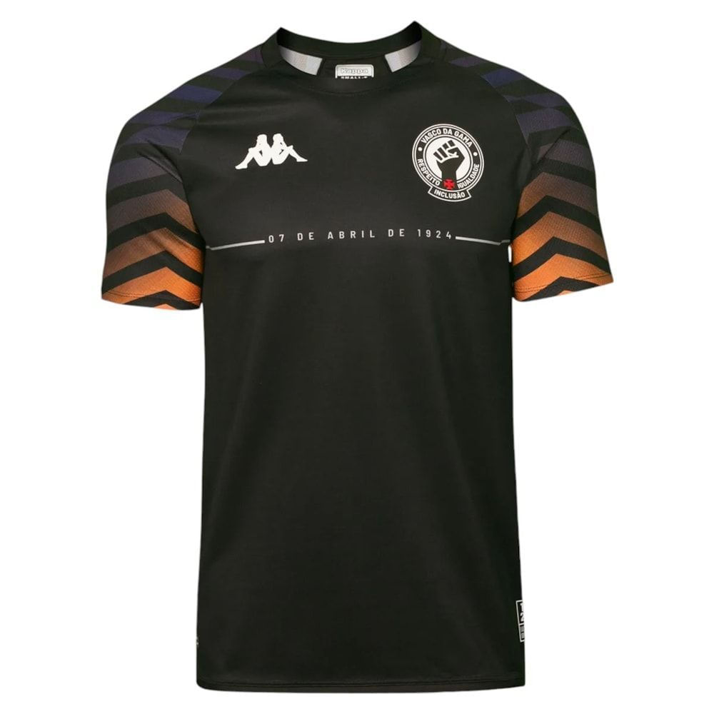 T-shirt Kappa Vasco Aquecimento 2024 Masculina