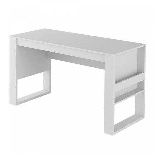 Encontraproduto.com.br - Mesa para Escritório com Ripado 127cm ME4146 Branca