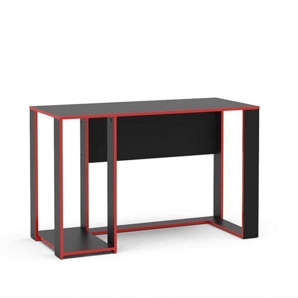 Encontraproduto.com.br - Mesa Gamer Escrivaninha Singapura Preto/Vermelho