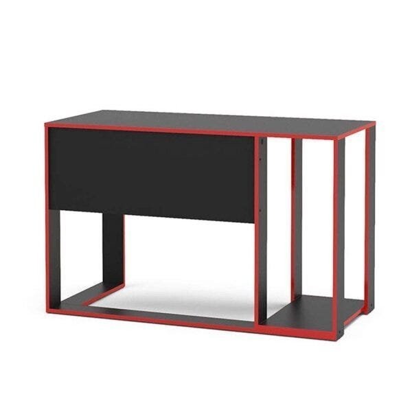 Encontraproduto.com.br - Mesa Gamer Escrivaninha Singapura Preto/Vermelho