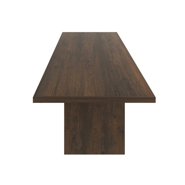 Encontraproduto.com.br - Mesa de Reunião para Escritório 100x200cm ME4119 Rústico