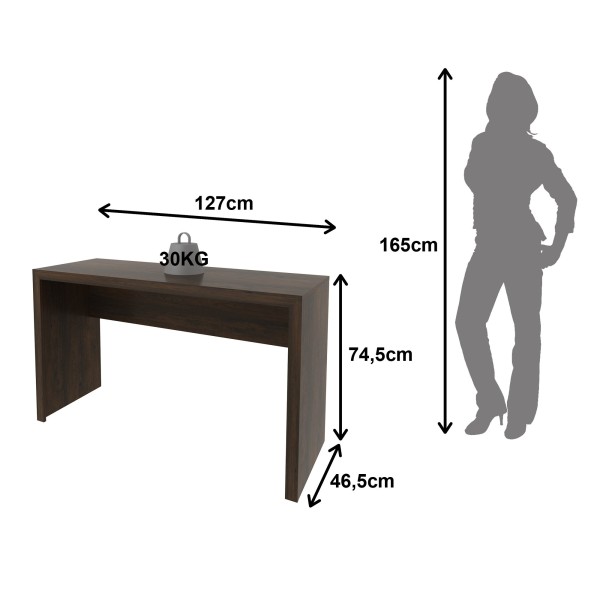 Encontraproduto.com.br - Mesa para Escritório 127cm ME4135 Rústico