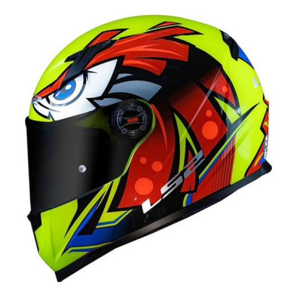 CAPACETE LS2 CLASSIC TRIBAL LARANJA