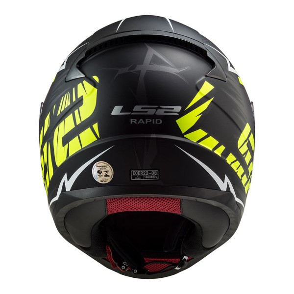 Encontraproduto.com.br - CAPACETE LS2 RAPID CROMO AMARELO