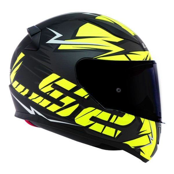 Encontraproduto.com.br - CAPACETE LS2 RAPID CROMO AMARELO