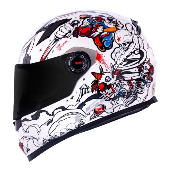 Encontraproduto.com.br - CAPACETE LS2 CLASSIC CRAZY CLOWN