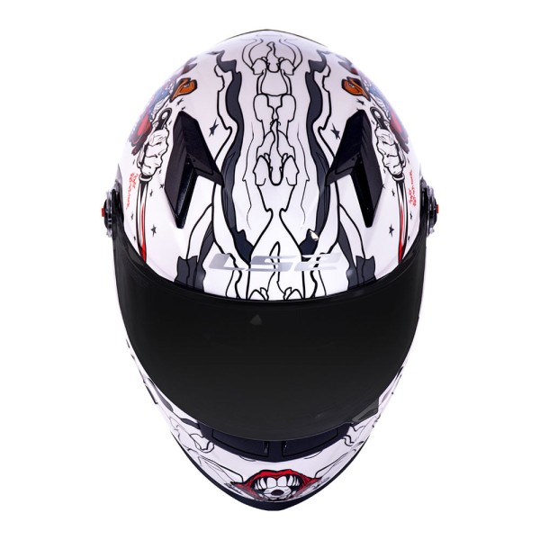 Encontraproduto.com.br - CAPACETE LS2 CLASSIC CRAZY CLOWN