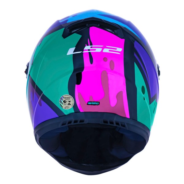 Encontraproduto.com.br - CAPACETE LS2 CLASSIC FF358 MASTERPIECE AZUL