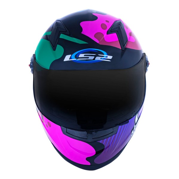 Encontraproduto.com.br - CAPACETE LS2 CLASSIC FF358 MASTERPIECE AZUL