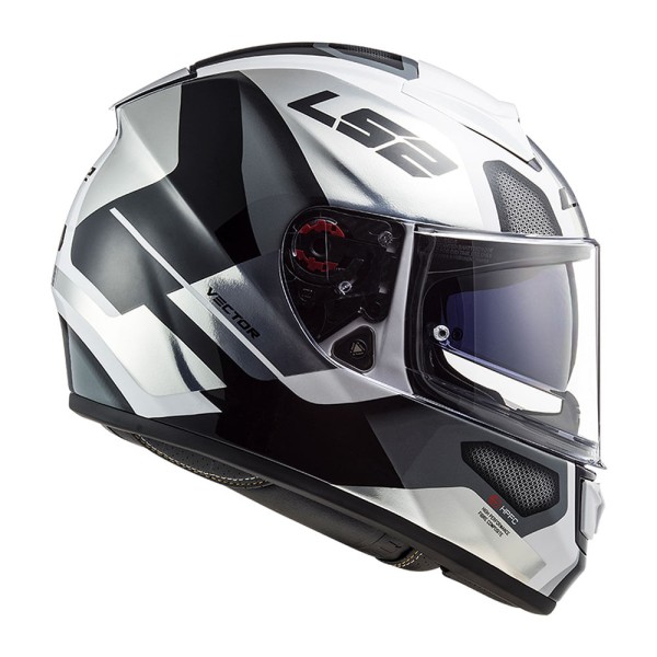CAPACETE LS2 VECTOR AUTOMAT BRANCO