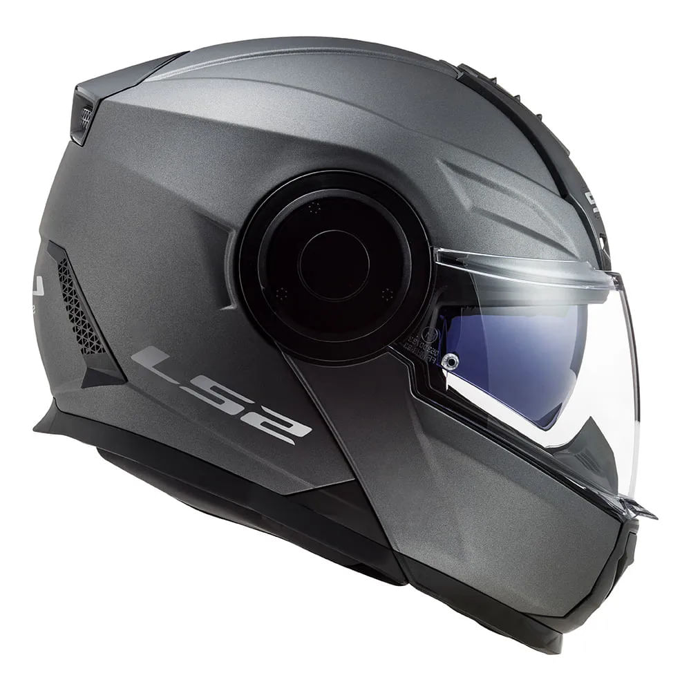 Encontraproduto.com.br - CAPACETE LS2 SCOPE MONOCOLOR CINZA FOSCO
