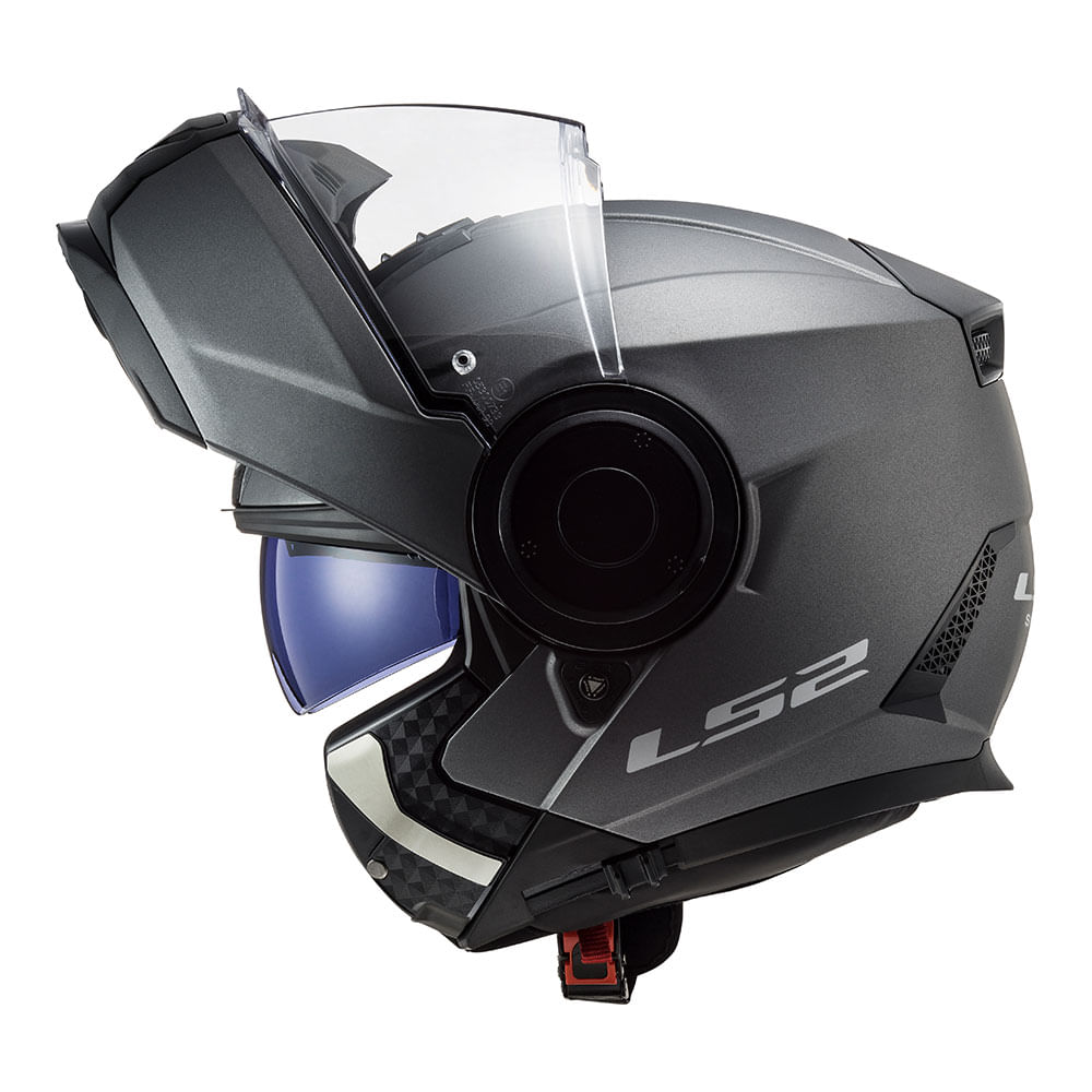 Encontraproduto.com.br - CAPACETE LS2 SCOPE MONOCOLOR CINZA FOSCO