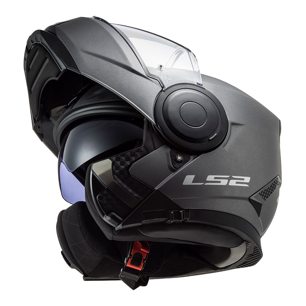 Encontraproduto.com.br - CAPACETE LS2 SCOPE MONOCOLOR CINZA FOSCO
