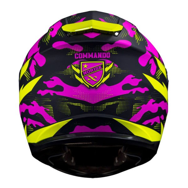 Encontraproduto.com.br - capacete NORISK STRADA COMMANDO ROSA
