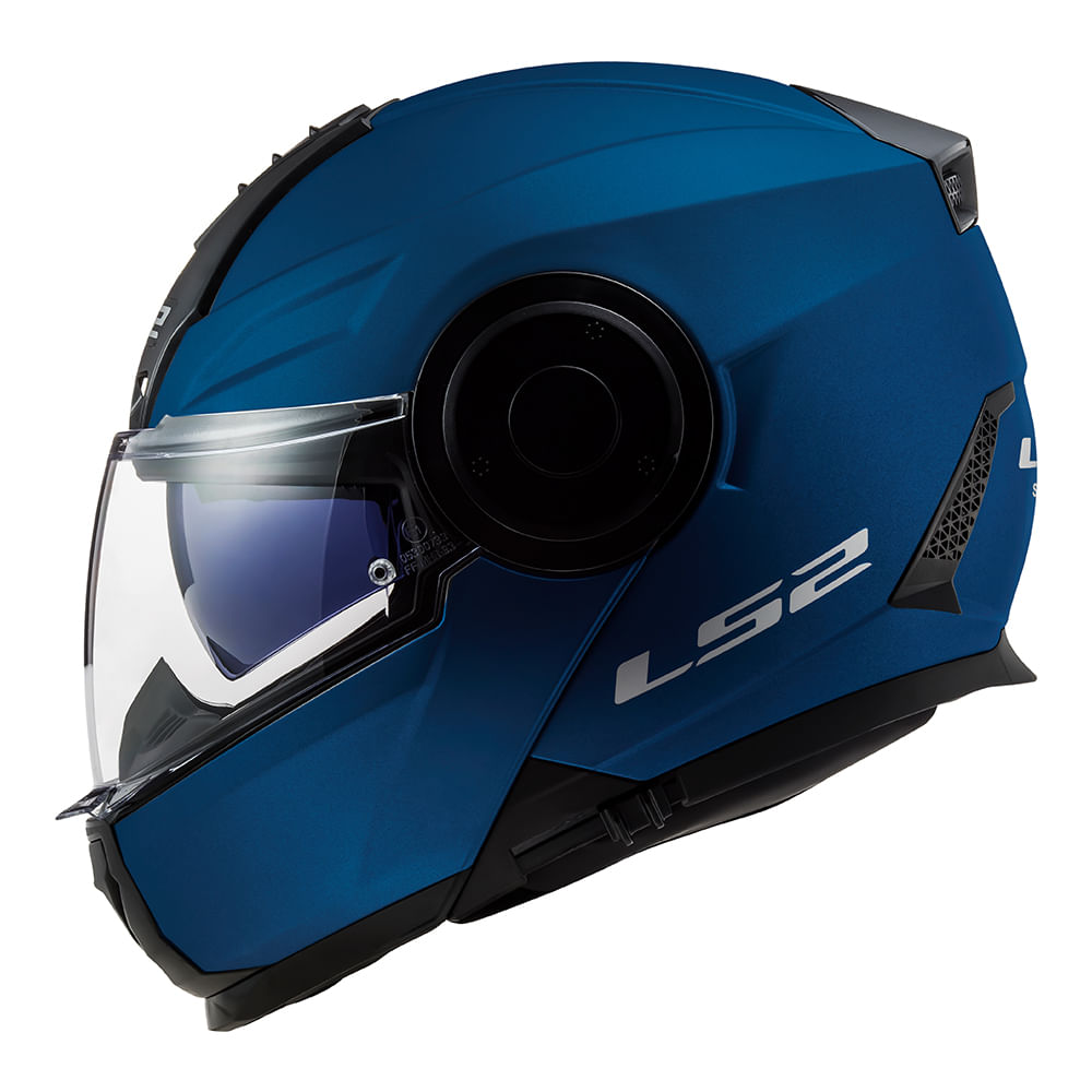 Encontraproduto.com.br - CAPACETE LS2 SCOPE MONOCOLOR AZUL FOSCO