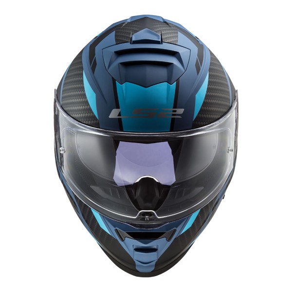 Encontraproduto.com.br - CAPACETE LS2 STORM RACER PRETO/AZUL