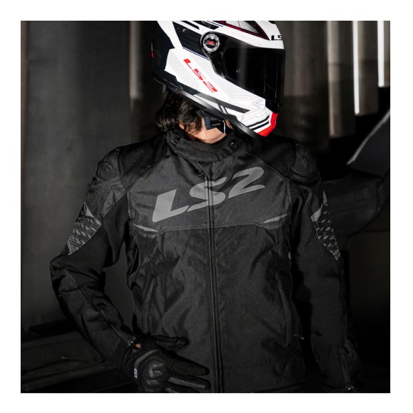 Encontraproduto.com.br - JAQUETA LS2 APEX CINZA