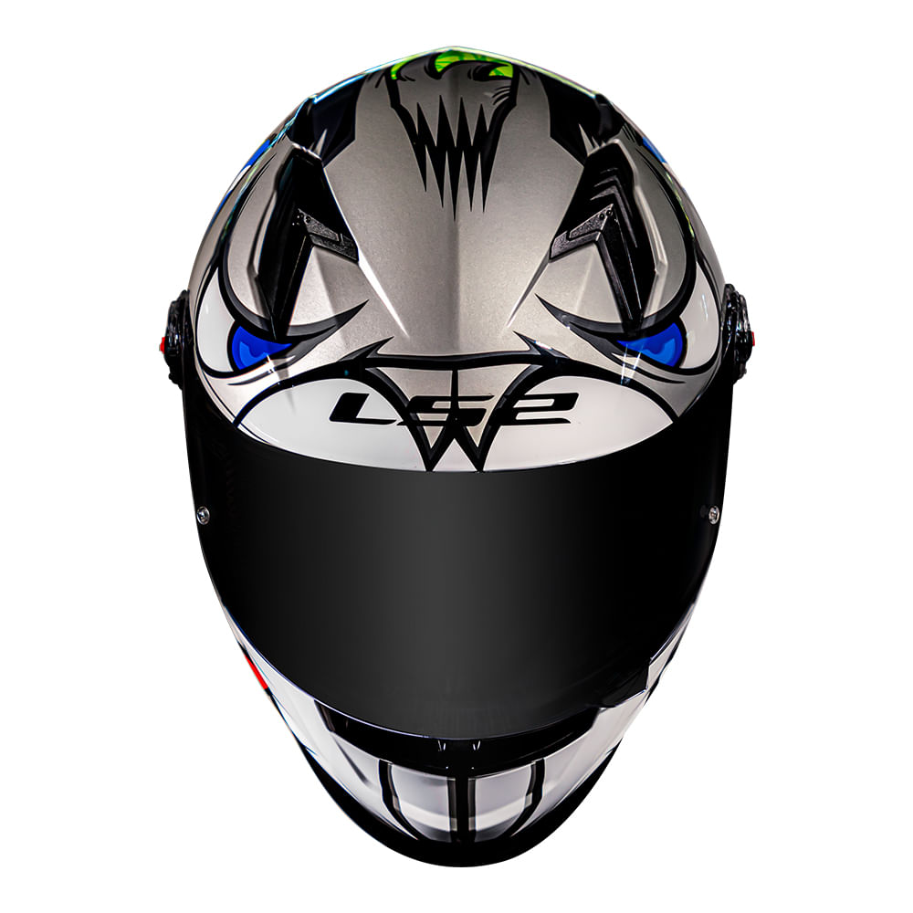 Encontraproduto.com.br - CAPACETE LS2 CLASSIC ALEX BARROS CINZA