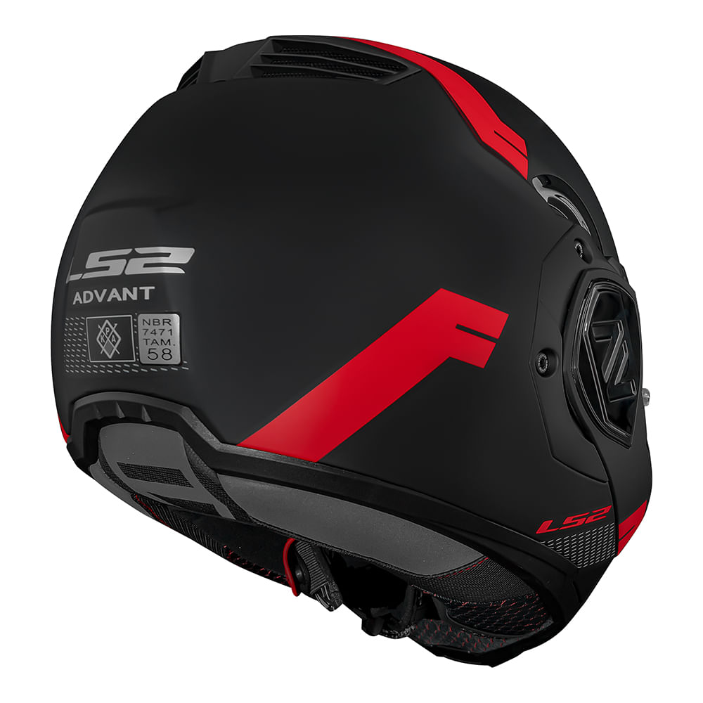 Encontraproduto.com.br - CAPACETE LS2 ADVANT BEND PRETO FOSCO