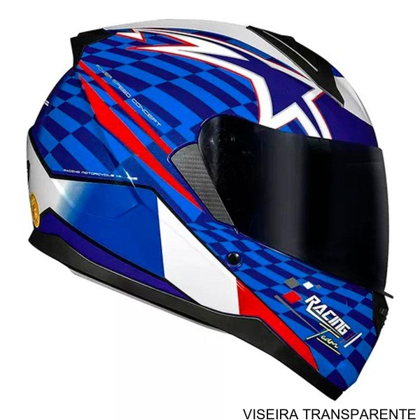 Encontraproduto.com.br - Capacete Race Tech Sector Grid France 62 (MP)