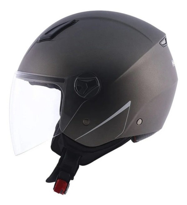 CAPACETE NORISK ORION MONOCOLOR CINZA FOSCO