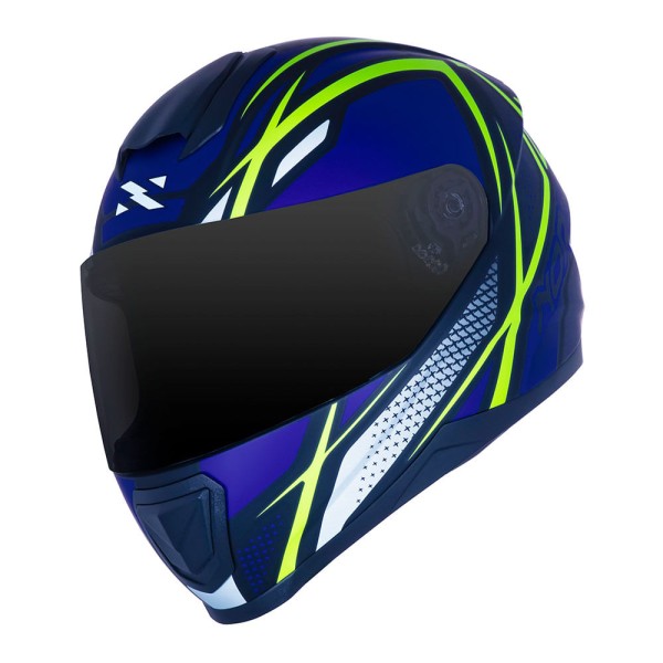 Encontraproduto.com.br - CAPACETE NORISK RAZOR NINJA AZUL