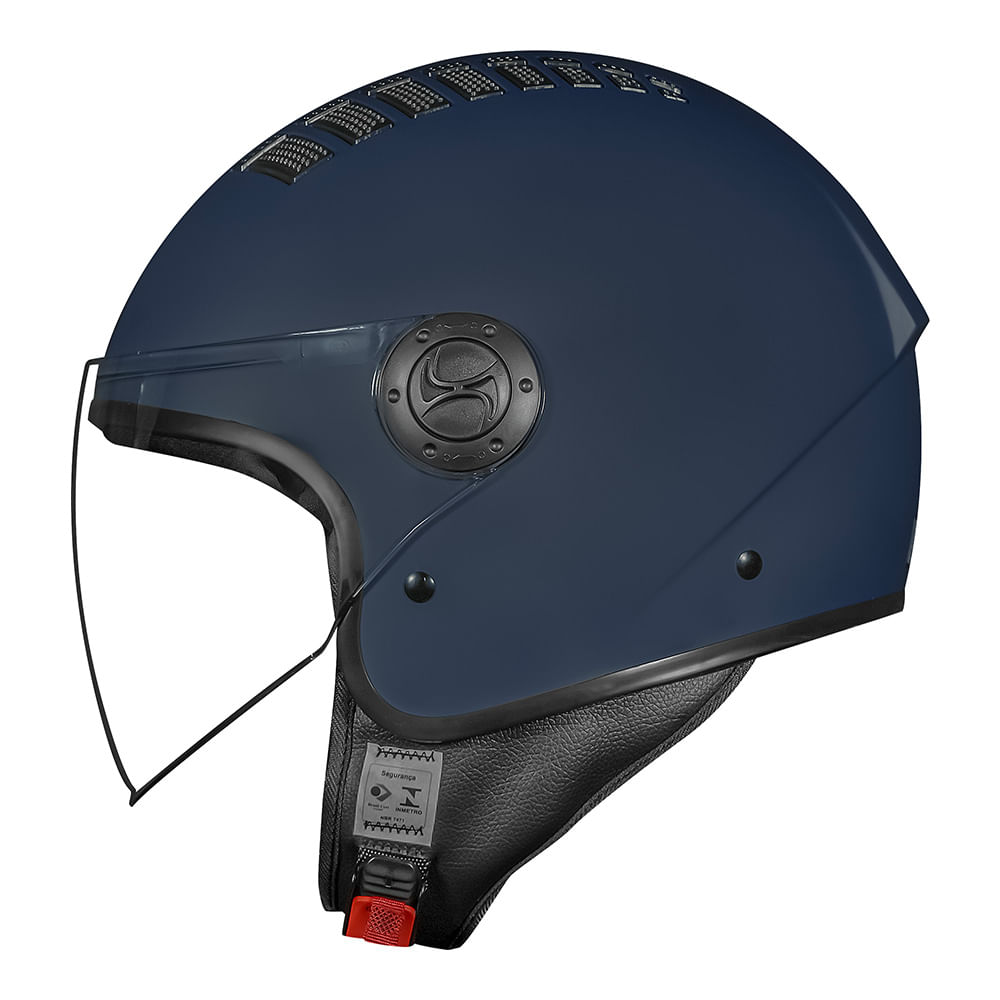 Encontraproduto.com.br - CAPACETE RACE TECH ONE MONOCOLOR AZUL FOSCO