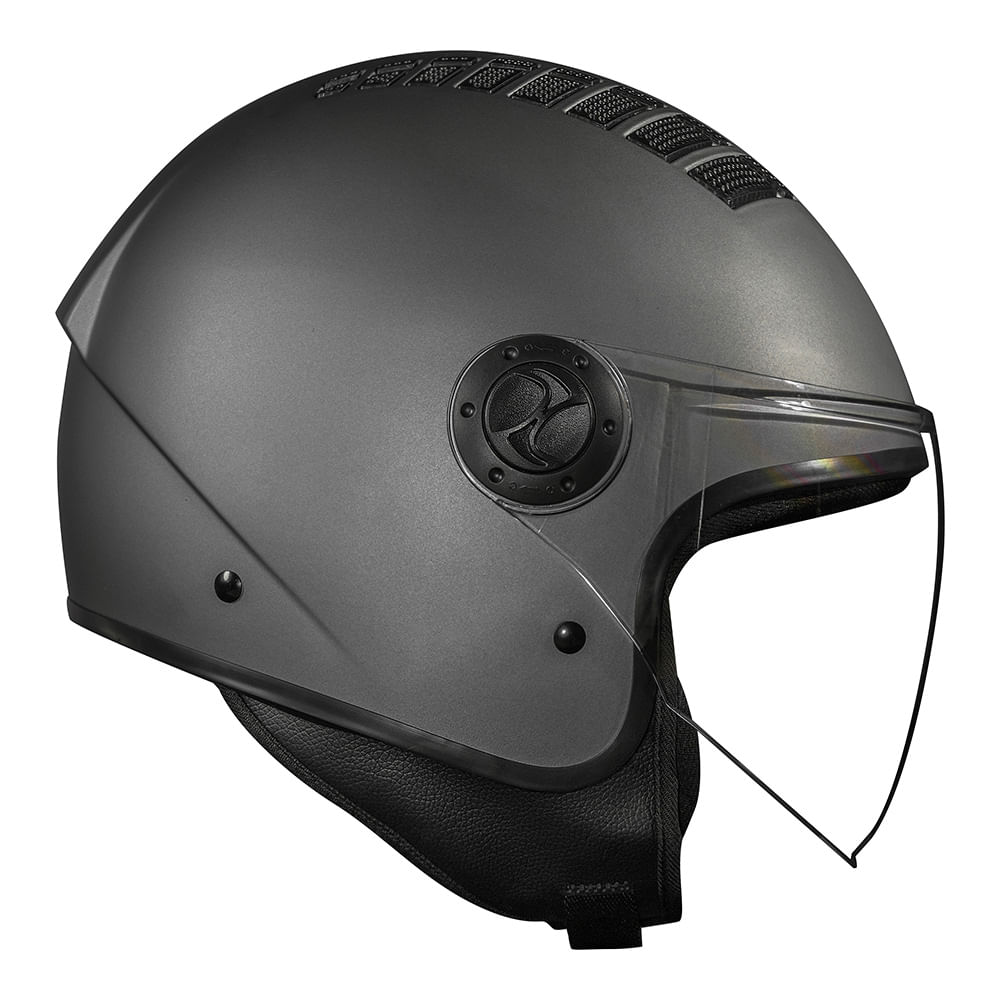 Encontraproduto.com.br - CAPACETE RACE TECH ONE MONOCOLOR TITANIUM FOSCO