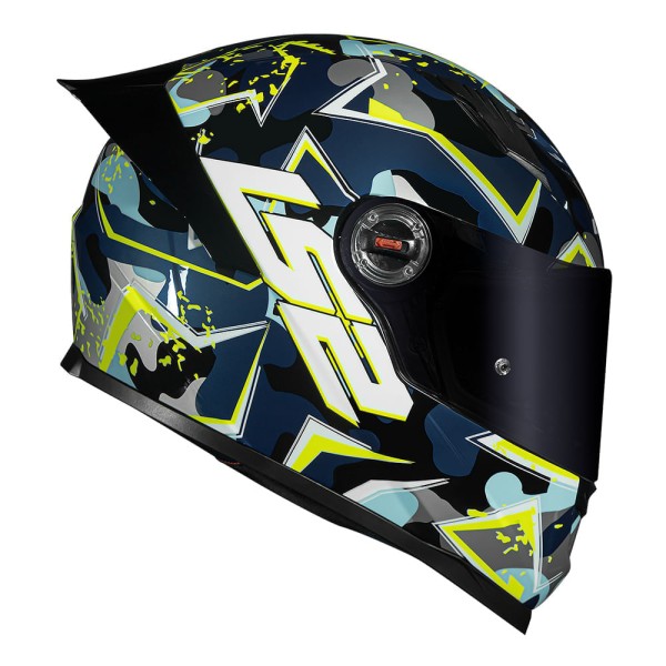 CAPACETE LS2 CLASSIC S CAMO AZUL