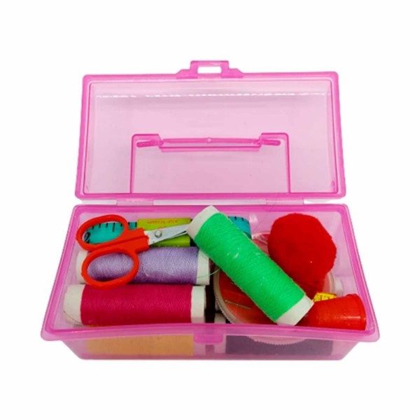 Encontraproduto.com.br - Kit de costura de plástico cores sortidas 14 peças Amigold