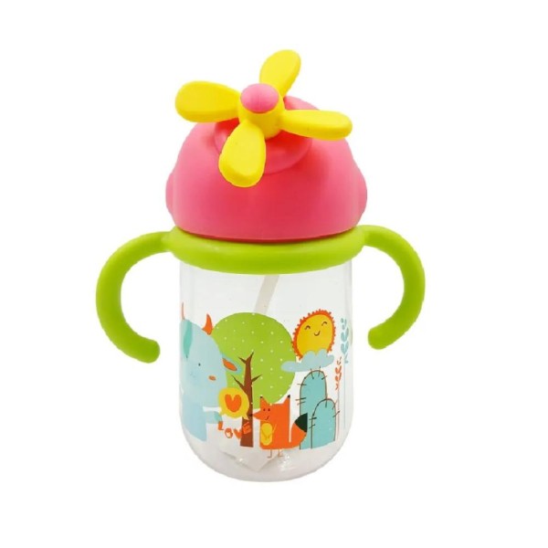 Encontraproduto.com.br - Copo Infantil Tampa Verde 500Ml Sortido - C3b CB3739