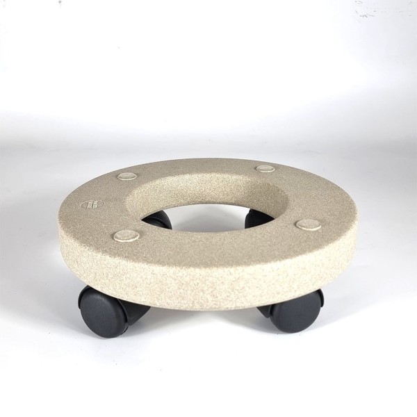 Encontraproduto.com.br - Suporte com Rodas de Nylon 30Cm Srn30-ca Calcário Vogue